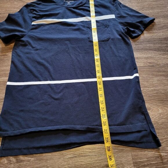 Five Four Horizontal Striped Pocket Tee Mens Medium - Picture 6 of 8